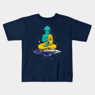 Alien Buddha Kids T-Shirt